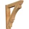 Ekena Millwork Balboa Slat Rough Sawn Outlooker, Western Red Cedar, 6"W x 30"D x 30"H OUT06X30X30BOA06RWR - alternate 1